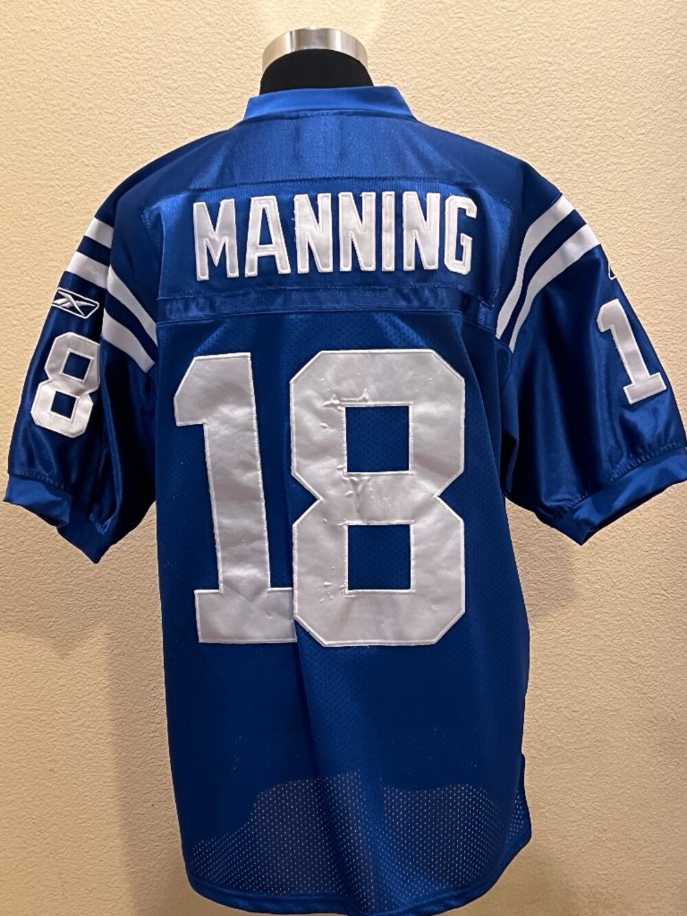 Reebok Indianapolis Colts Peyton Manning #18 NFL Jersey Mens Size 52 Blue